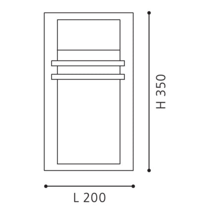 Eglo Park Aplica 1x60W, antracit