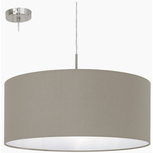 Eglo Pasteri Pendul 1x60W, ø530 mm, bej