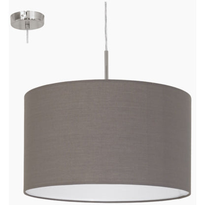 Eglo Pasteri Pendul 1x60W, antracit-maro