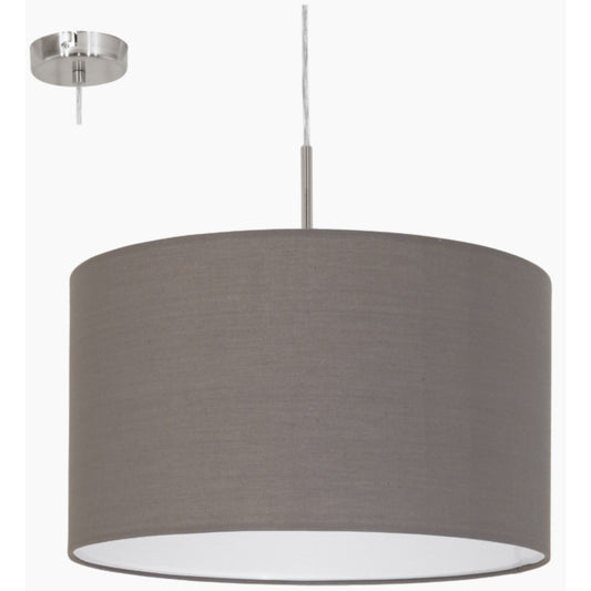 Eglo Pasteri Pendul 1x60W, antracit-maro