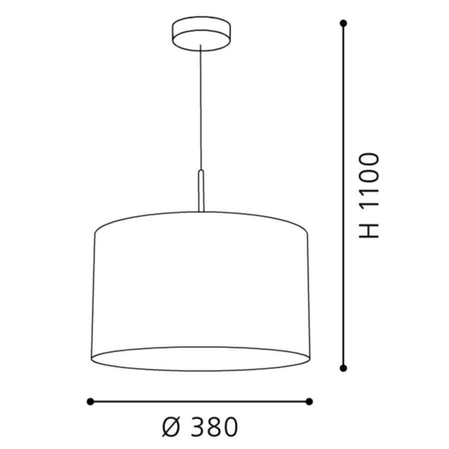 Eglo Pasteri Pendul 1x60W, gri