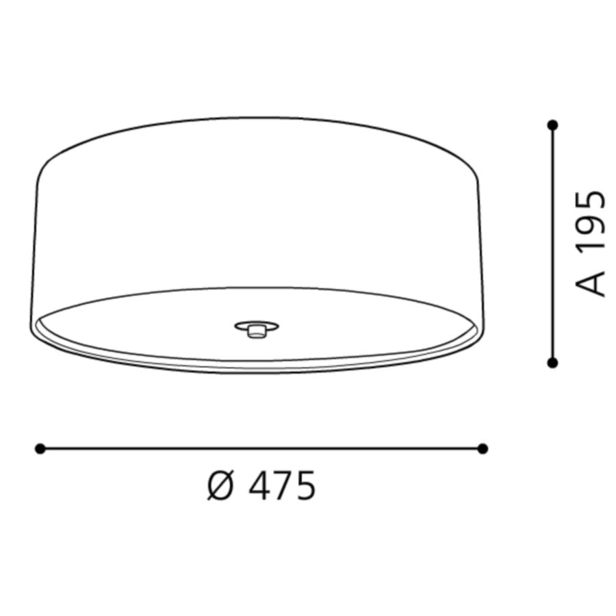 Eglo Pasteri Plafoniera 3x60W, gri