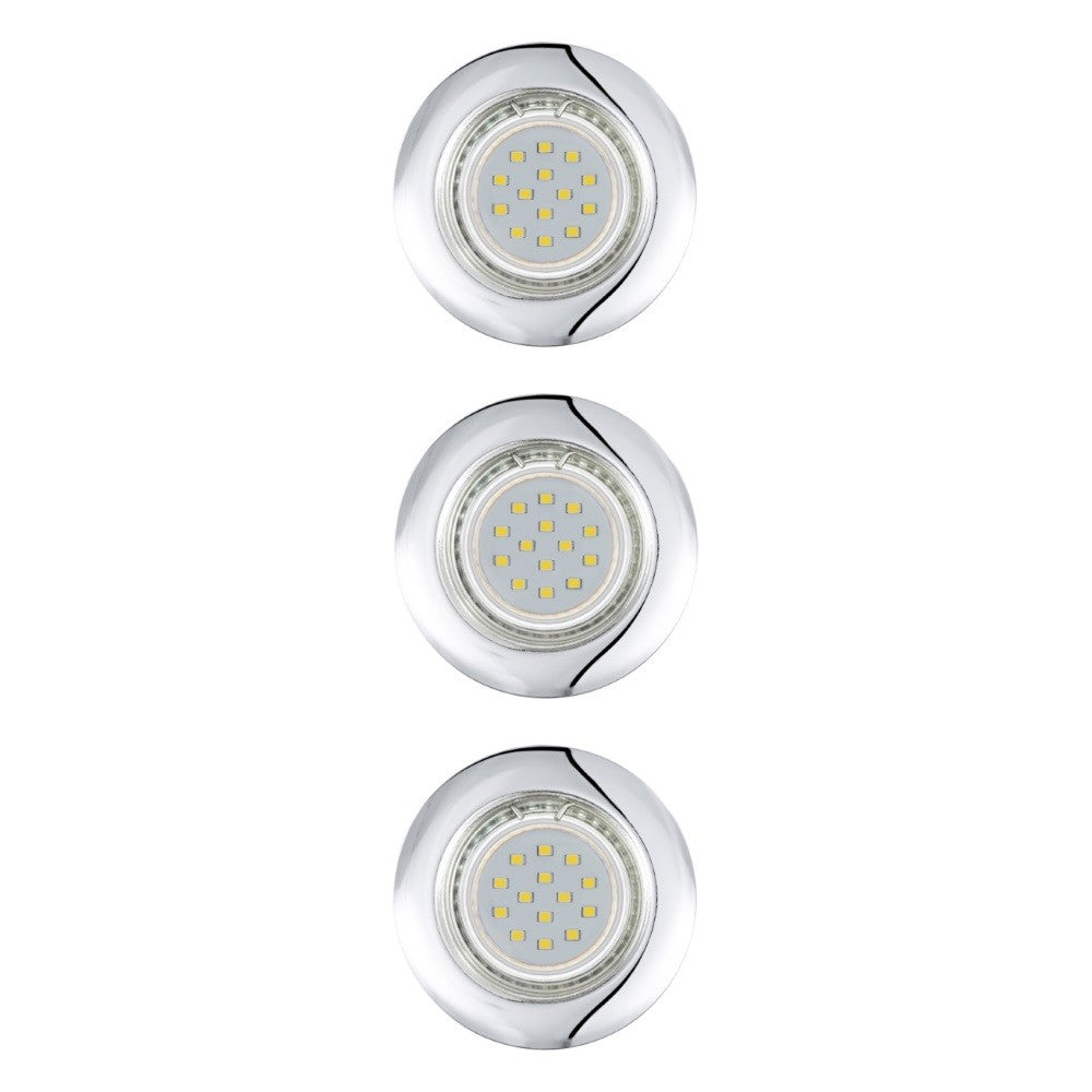 Eglo Peneto Spot incastrat rotund 3x3W, crom