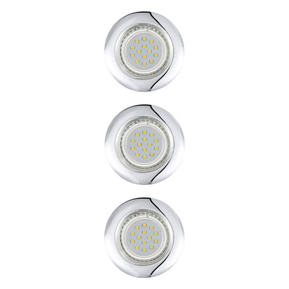 Eglo Peneto Spot incastrat rotund 3x3W, crom