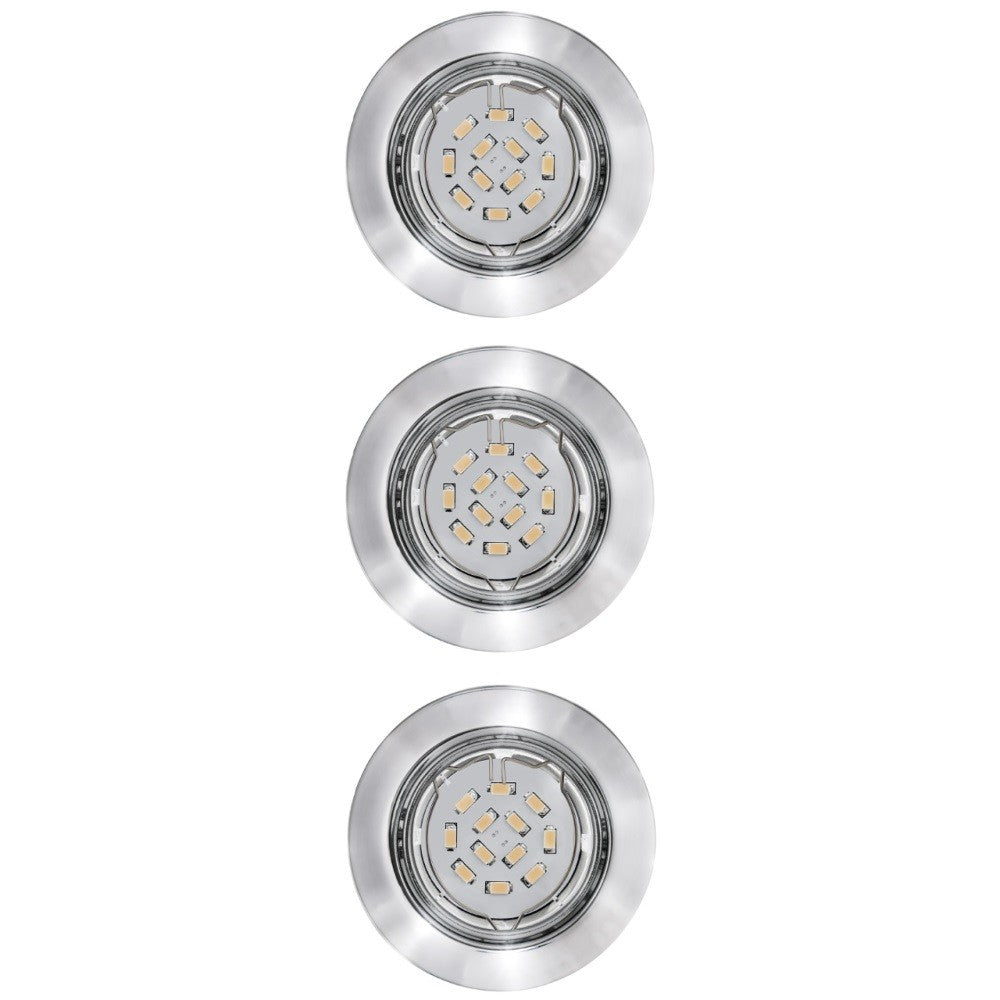 Eglo Peneto Spot incastrat rotund 3x5W, crom