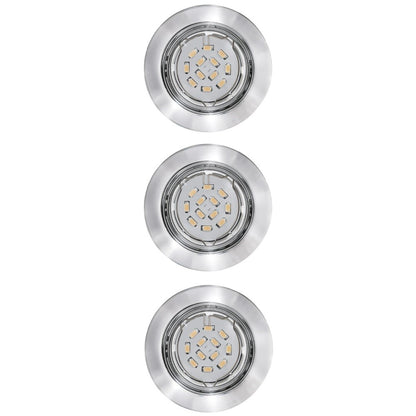 Eglo Peneto Spot incastrat rotund 3x5W, crom