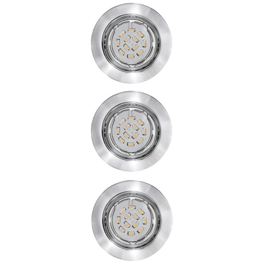 Eglo Peneto Spot incastrat rotund 3x5W, crom