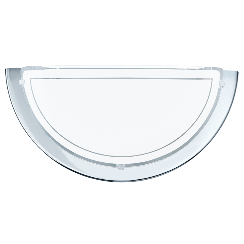 Eglo Planet 1 Aplica 1x60W, 29xH15 cm, alb/crom