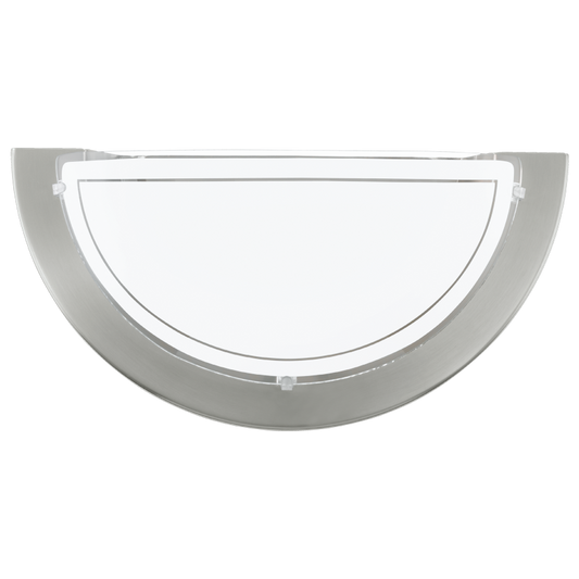 Eglo Planet 1 Aplica 1x60W, 29xH15 cm, alb/nichel