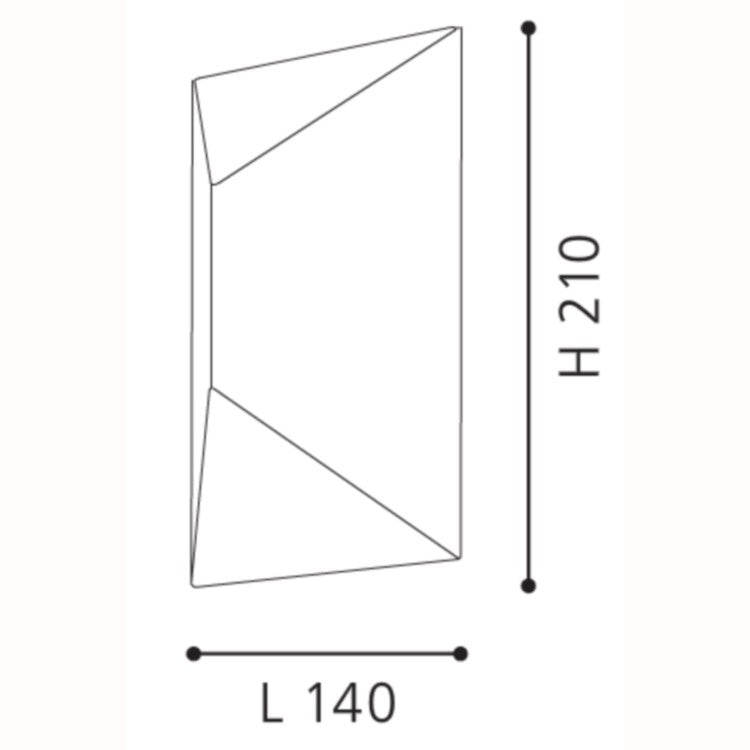 Eglo Predazzo Aplica 2x2.5W, antracit
