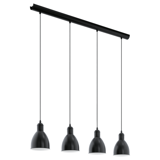 Eglo Priddy Lustra 4x60W, negru