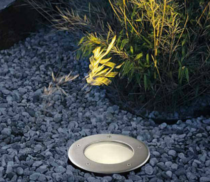 Eglo Riga 3 Spot pardoseala exterior 1x15W, satinat