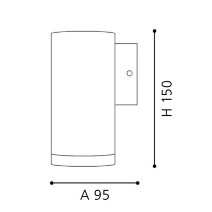 Eglo Riga Aplica 1x3W, inox