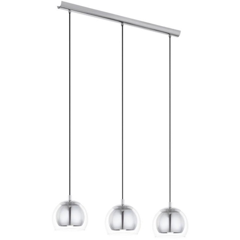 Eglo Rocamar Pendul 3x40W crom/transparent