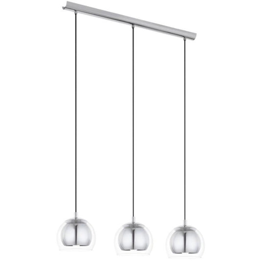 Eglo Rocamar Pendul 3x40W crom/transparent
