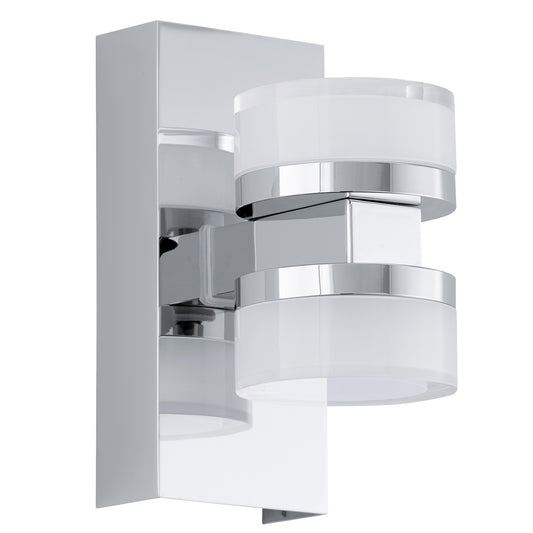 Eglo Romendo Aplica 2x4.5W, 7xH15 cm, alb/crom