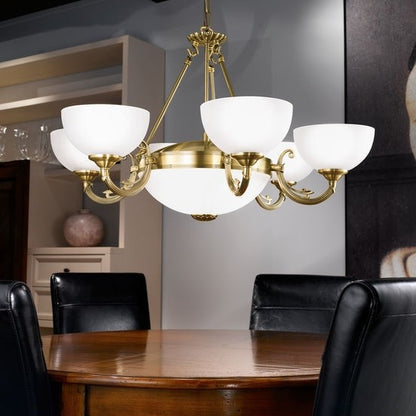 Eglo Savoy Lustra 6x40W, alb/bronz