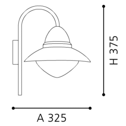 Eglo Sidney Aplica 1x60W, inox