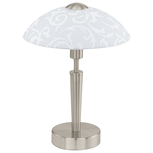 Eglo Solo Veioza 1x60W, sticla decor