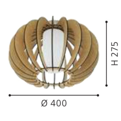 Eglo Stellato 1 Plafoniera 1x60W, bej