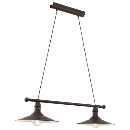 Eglo Stockbury Lustra 2x60W, maro