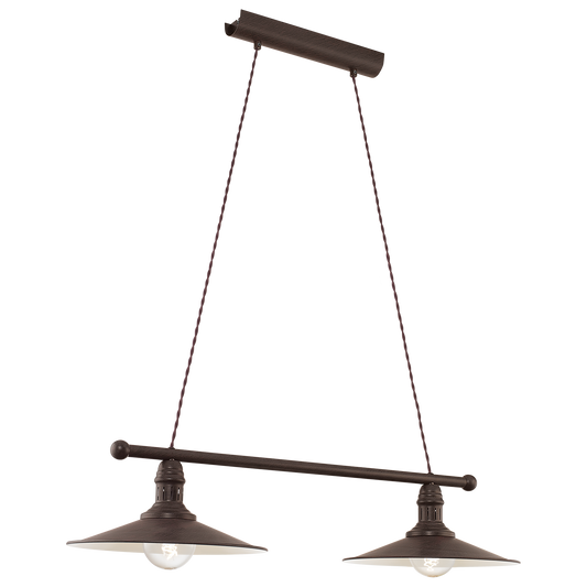 Eglo Stockbury Lustra 2x60W, maro