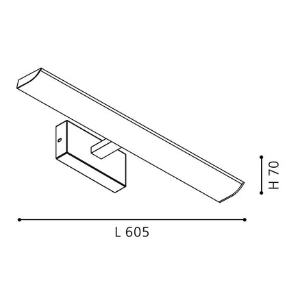 Eglo Tabiano Aplica 3x3.2W, alb/crom
