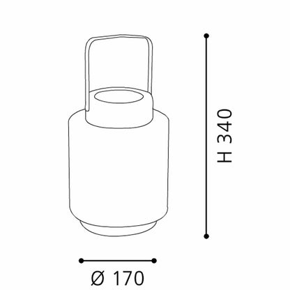 Eglo Talbot Veioza 1x60W, alb