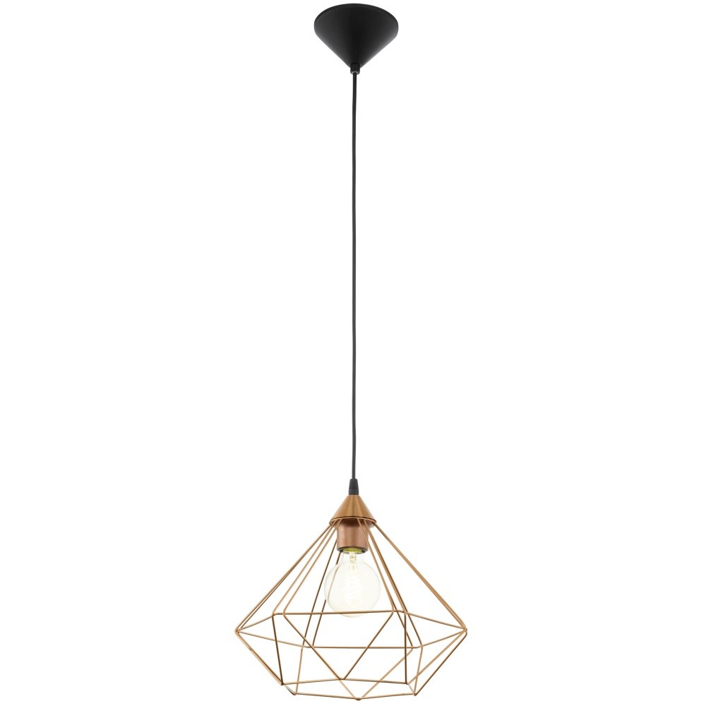 Eglo Tarbes Lustra 1x60W, cupru