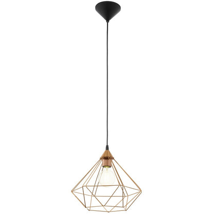 Eglo Tarbes Lustra 1x60W, cupru