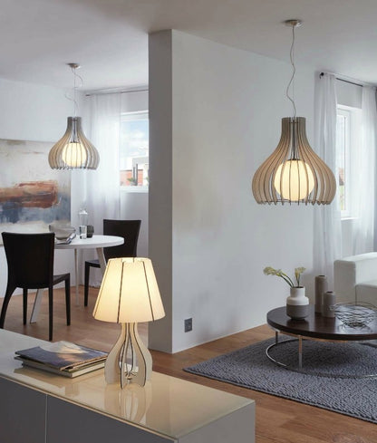 Eglo Tindori Pendul 1x60W, Ø50 mm, alb