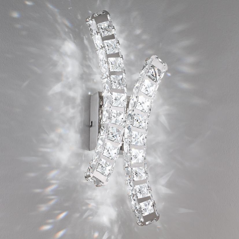Eglo Toneria Aplica LED 24x0.5W, crom/cristal