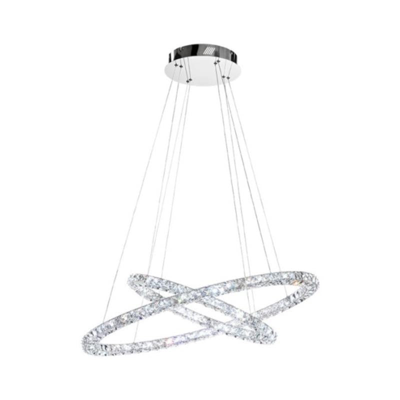 Eglo Toneria Lustra LED 128x0.5W, crom/cristal