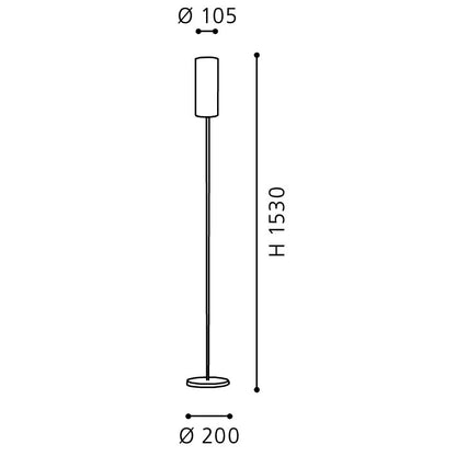 Eglo Troy 3 Lampadar 1x60W, alb