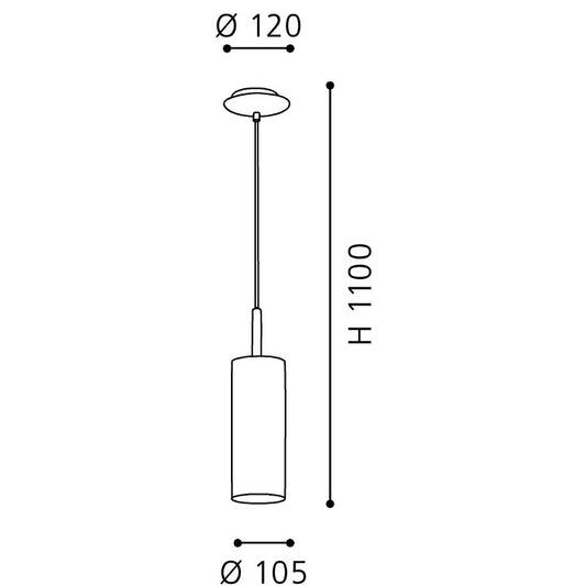 Eglo Troy 3 Pendul 1x60W, alb