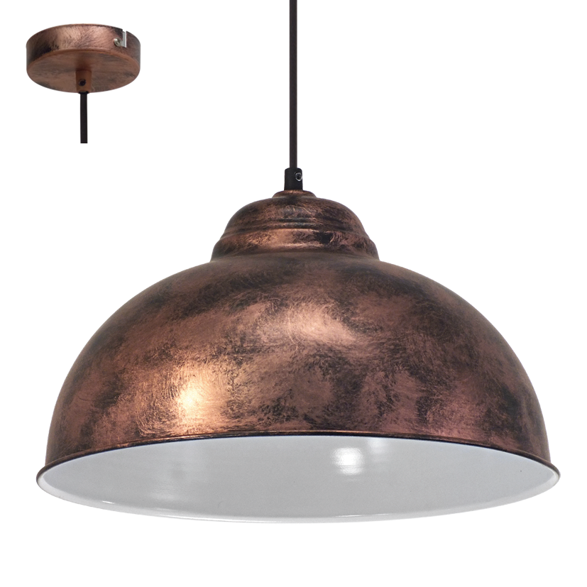 Eglo Truro 2 Pendul 1x60W, cupru