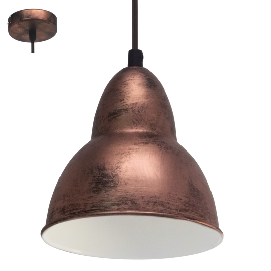 Eglo Truro Pendul 1x60W, cupru