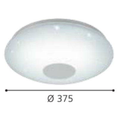 Eglo Voltago 2 Plafoniera 1x20W, Ø38 cm, alb