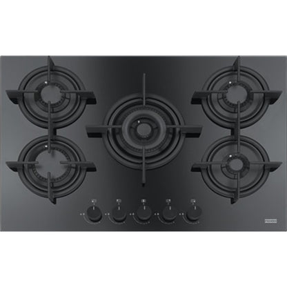 Franke Crystal Black Plita cu gaz FHCR 755 4G TC HE C, 72x51 cm