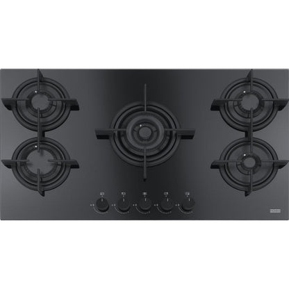 Franke Crystal Black Plita cu gaz FHCR 905 4G TC HE C, 88x51 cm