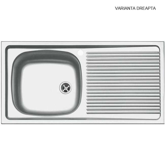 Franke Euroset ESN 611-86 Chiuveta bucatarie inox 86x44 cm, finisaj lucios