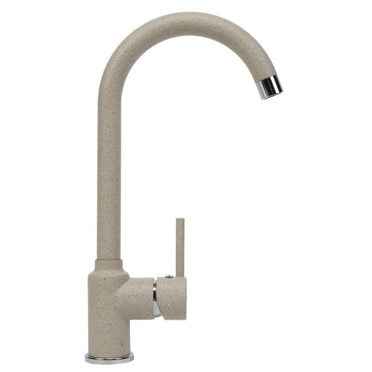 Franke Malta BSG 611-78 Set chiuveta bucatarie granit 78x44 cm cu baterie monocomanda Pola, bej (avena)