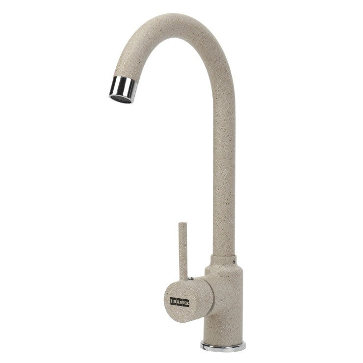 Franke Malta BSG 611-78 Set chiuveta bucatarie granit 78x44 cm cu baterie monocomanda Pola, bej (avena)