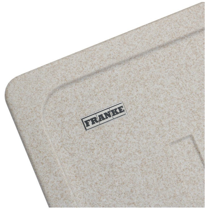 Franke Malta BSG 611-78 Set chiuveta bucatarie granit 78x44 cm cu baterie monocomanda Pola, bej (avena)