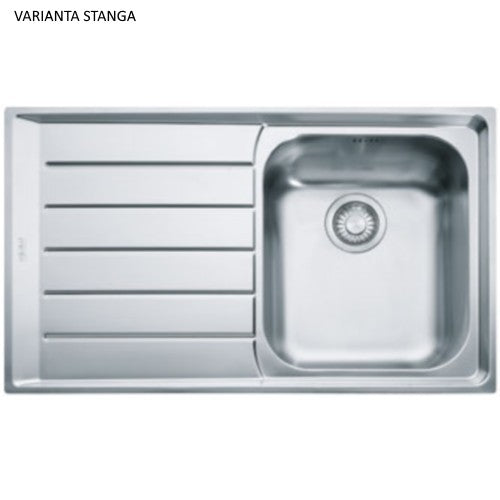 Franke Neptune NET 611 Chiuveta bucatarie inox 86x51 cm, finisaj microdekor