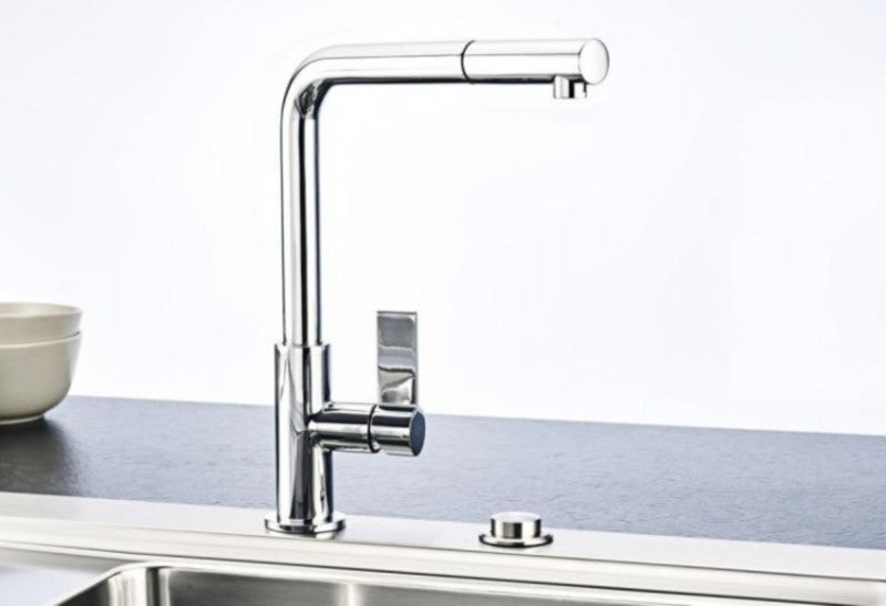 Franke Neptune Evo Baterie chiuveta bucatarie monocomanda, cu dus extractibil, crom