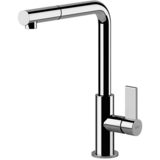 Franke Neptune Evo Baterie chiuveta bucatarie monocomanda, cu dus extractibil, crom