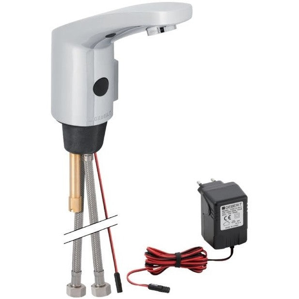 Geberit 185 Baterie lavoar cu infrarosu si maner pentru mixare apa, 220 V