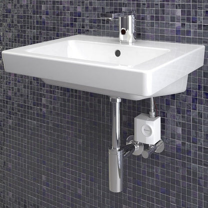 Geberit 186 Baterie lavoar cu infrarosu si mixare apa, cu generator
