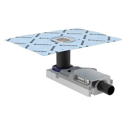 Sifon pardoseala Geberit CleanLine H9 cm, cu gratar inox integrat